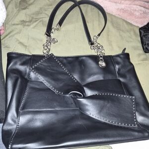 Jessica Simpson Black Studded Handbag